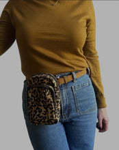 Load image into Gallery viewer, Barcelona Bag - Sand Leopard Print
