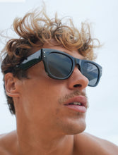 Load image into Gallery viewer, Estella Bartlett Black Wayfarer-Inspired Unisex Sunglasses
