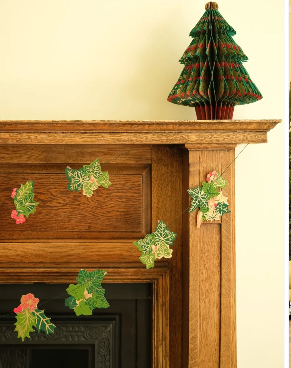 Holly and Ivy Sewn Garland by East End Press