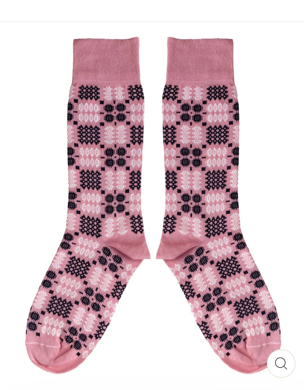 Mabli Carthen Socks - Rhosyn