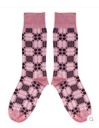 Mabli Carthen Socks - Rhosyn