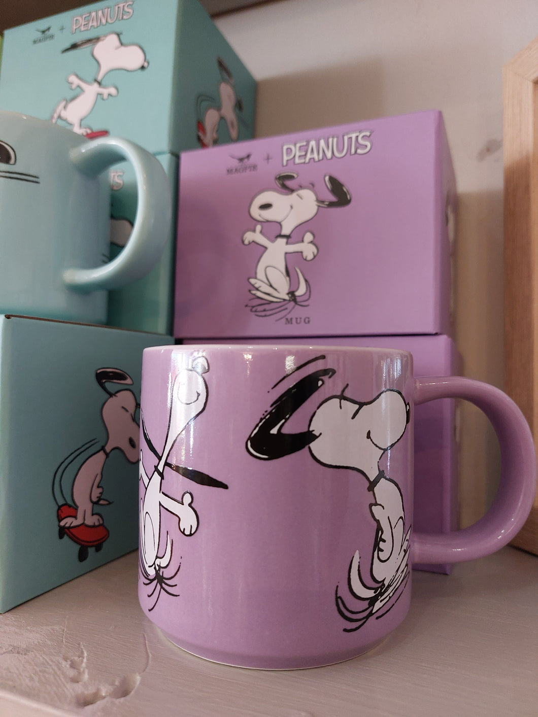 Peanuts Happy Dance mug