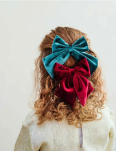 Load image into Gallery viewer, Velvet Agnes bows by Mimi and Lula
