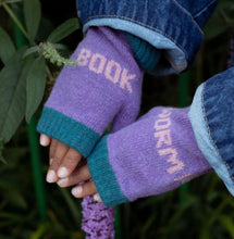 Load image into Gallery viewer, Book Worm Mittens in Kelp and Chaffinch by Black and Beech
