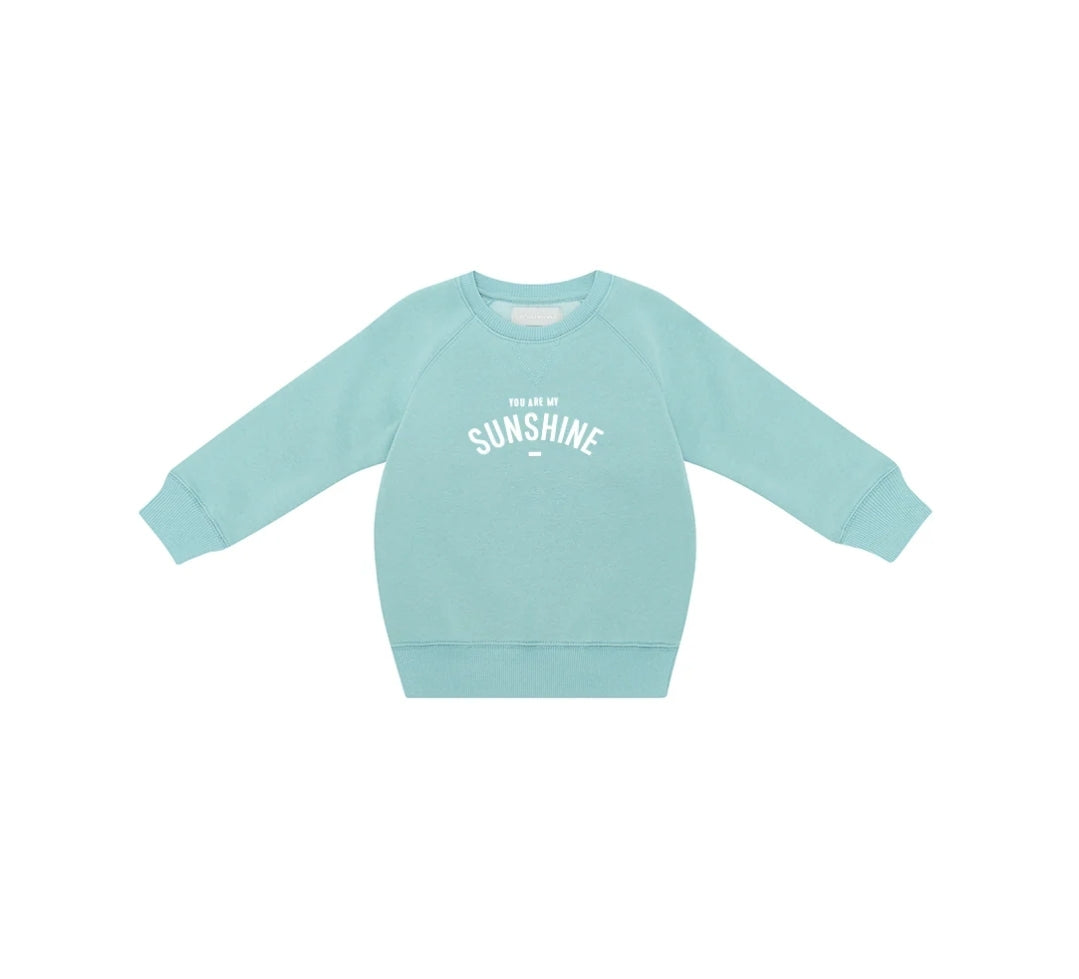 Duck egg blue You Are My Sunshine sweatshirt