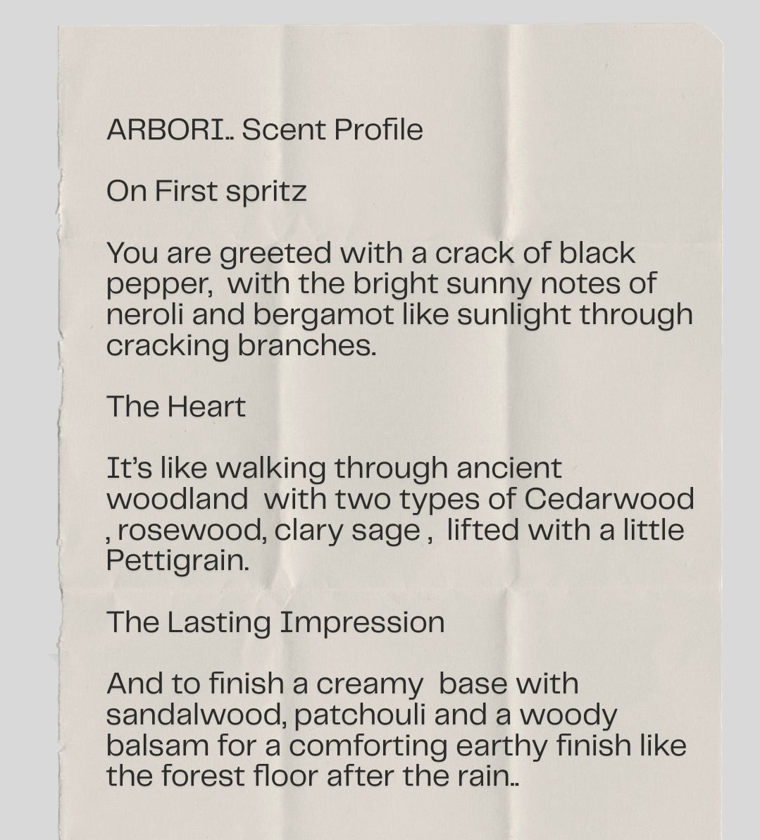 Arbori scent by It's not Per.fume 50ml