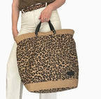 Clovelly Backpack in sand leopard