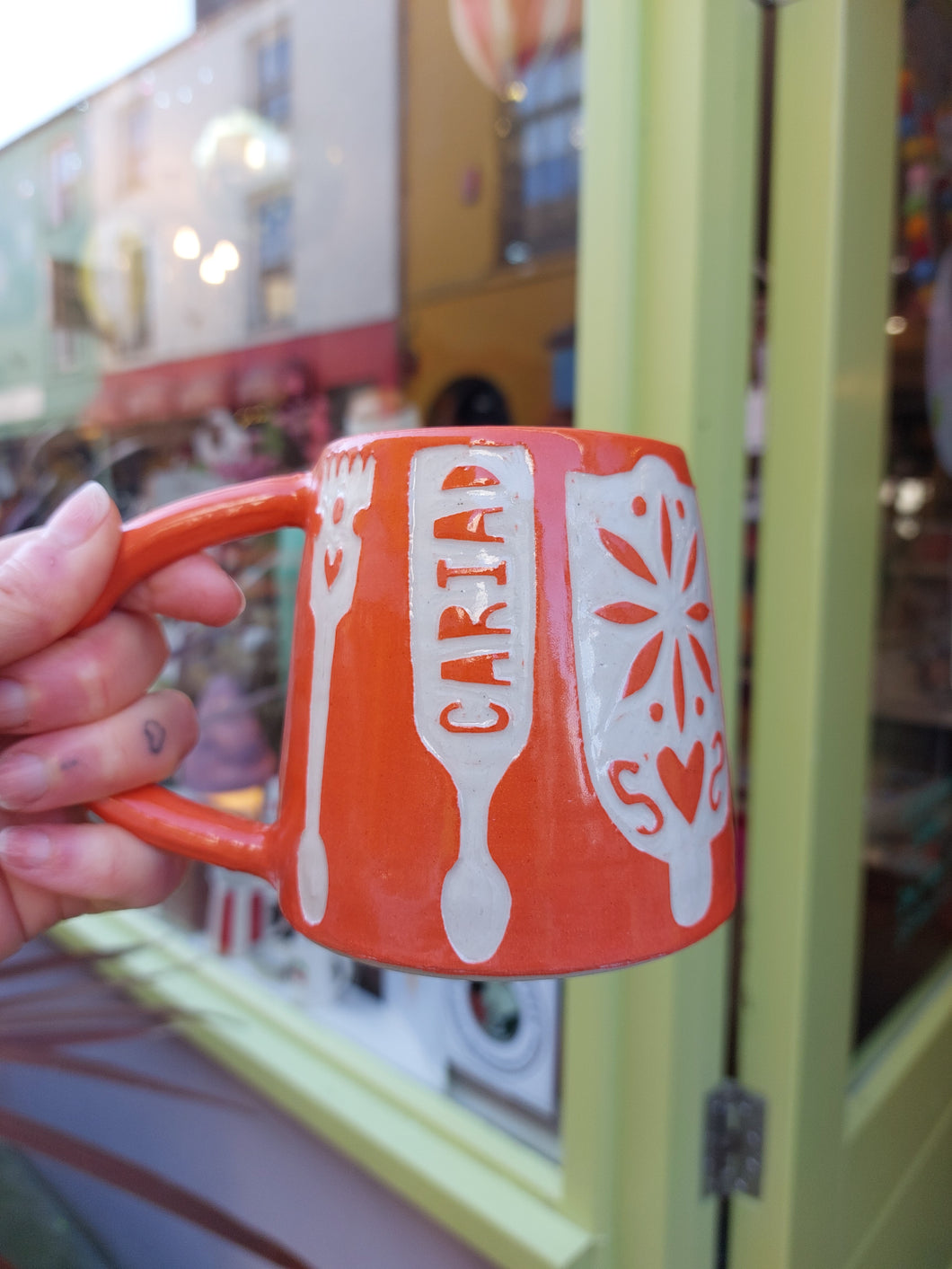 Lovespoon mugs by Crock-Â-Shwt