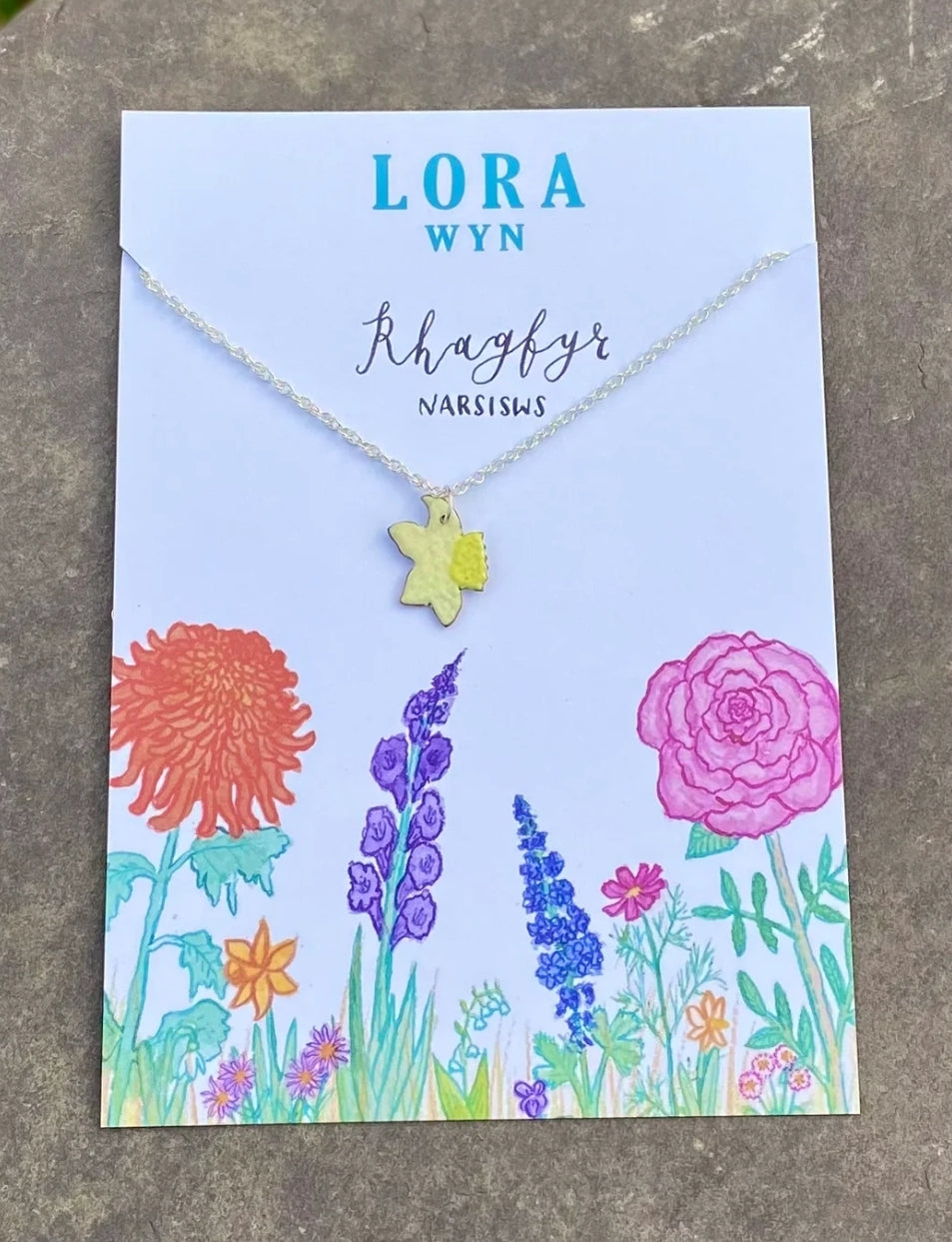 Cadwen Blodau Penblwydd / Birth Flower necklace