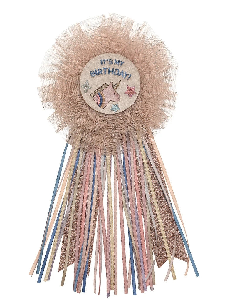 Unicorn Birthday Badge