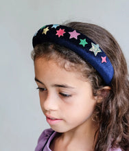 Load image into Gallery viewer, Constellation velvet padded Alice band
