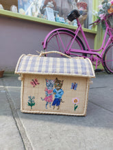 Load image into Gallery viewer, Raffia storage bag by Nathalie Lété for Rice
