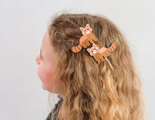 Load image into Gallery viewer, Red Panda Hairclips by Mimi and Lula
