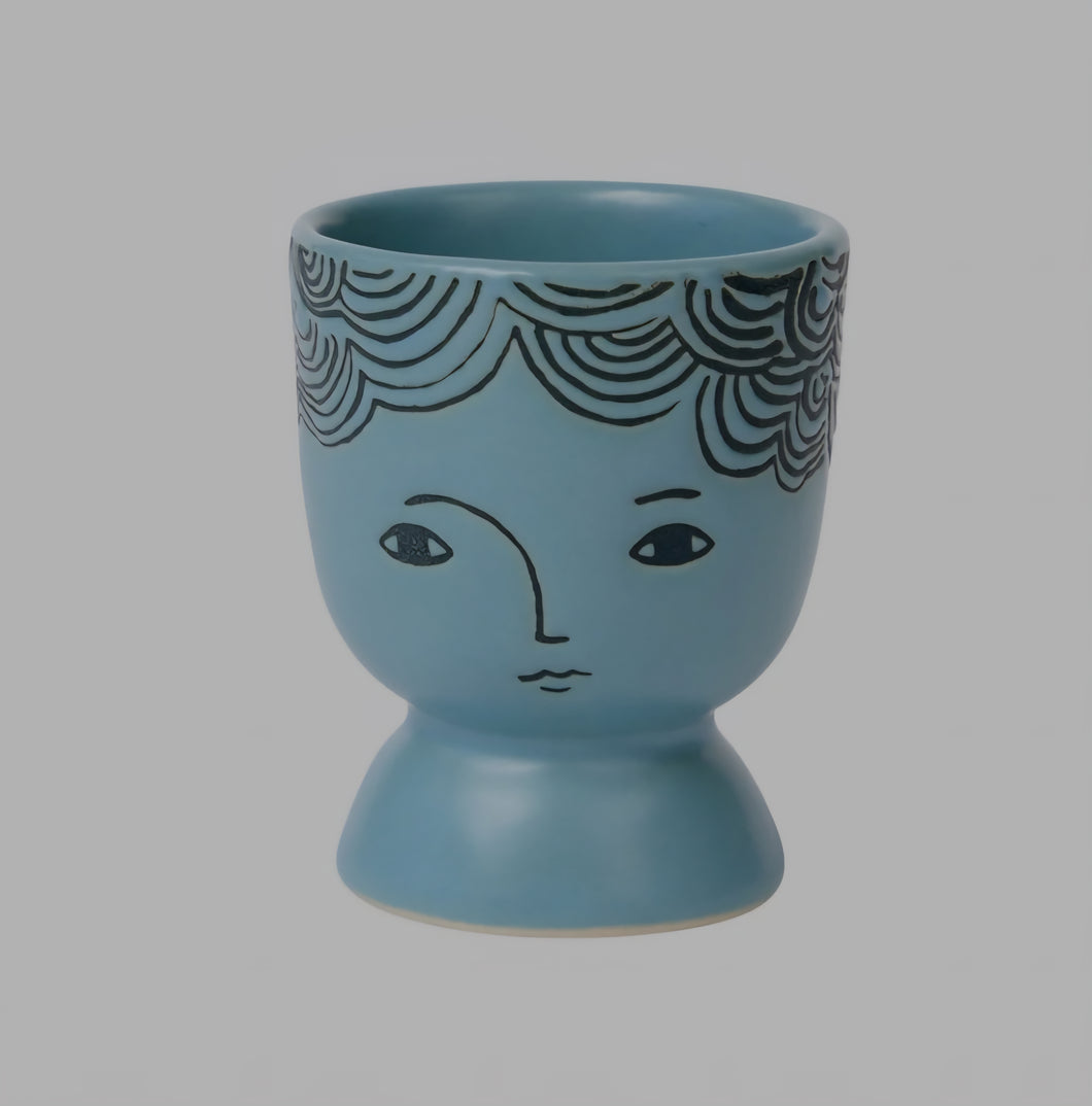 Face Egg Cup by Donna Wilson