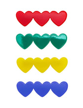 Load image into Gallery viewer, Mimi and Lula Heart Acetate Clips
