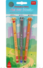 Load image into Gallery viewer, Legami limited edition Forever Friends set of 3 erasable pens
