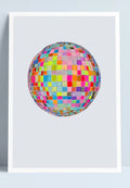 Disco Ball Print A4 Print Niki Pilkington