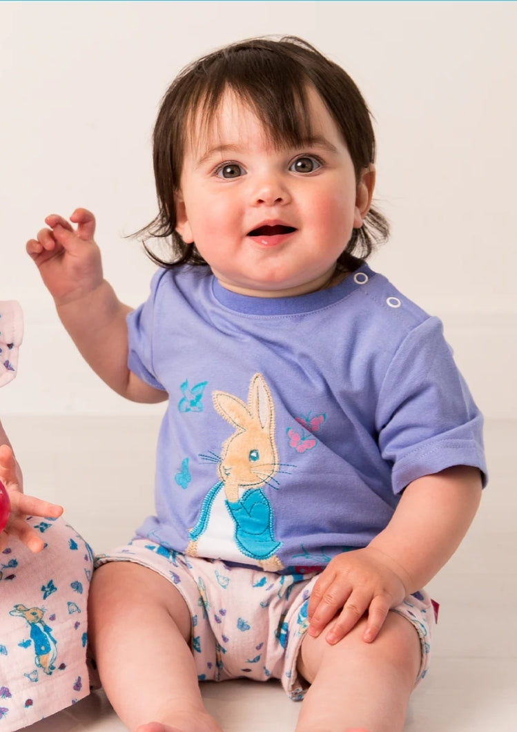 Peter Rabbit love summer muslin shorts