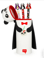 Load image into Gallery viewer, Legami Halloween Panda Bam-Boo 2-in-1 Silicone Pencil Case - Kawaii
