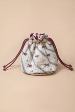 Load image into Gallery viewer, Cotton Wash Bag in Cream Gallop by TBCo
