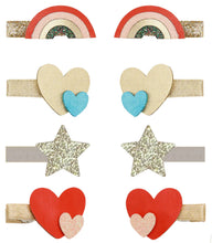 Load image into Gallery viewer, Mimi and Lula Rainbow Mini Clips
