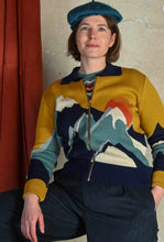 Load image into Gallery viewer, Kate Mustard Arctic Peaks Zip up jacket
