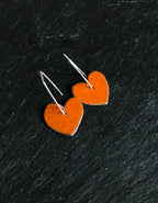 Drop Heart Earrings by Lora Wyn