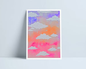 Dreamy Skies A4 print by Niki Pilkingon