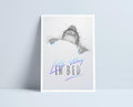 Beth am aros yn gwely? / Let's stay in bed A4 print by Niki Pilkingon
