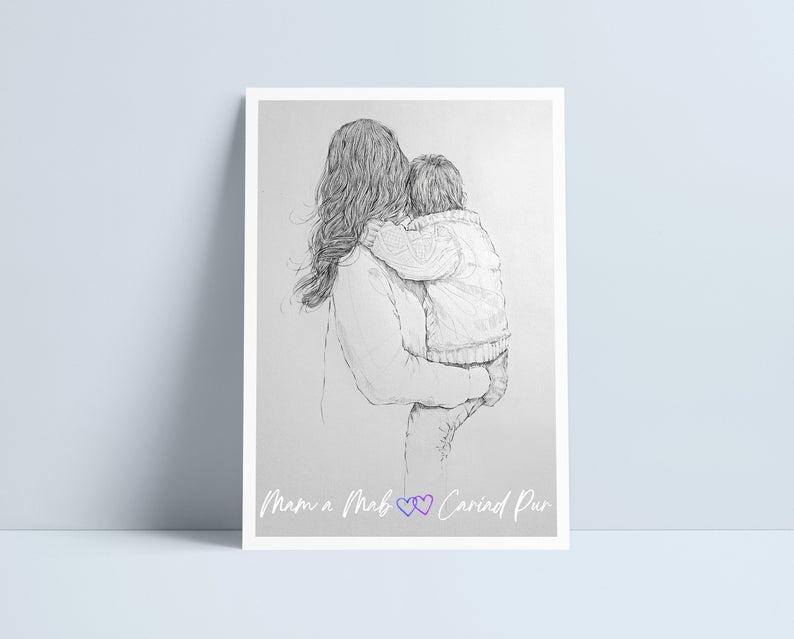 Mother and child A4 prints by Niki Pilkingon