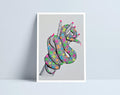 Snake A4 print by Niki Pilkingon