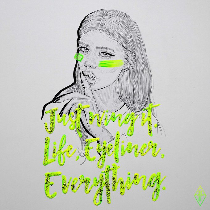 Just Wing It A4 Print by Niki Pilkington