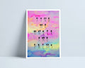 Find Me Under The Palms - A4 Print by Niki Pilkington