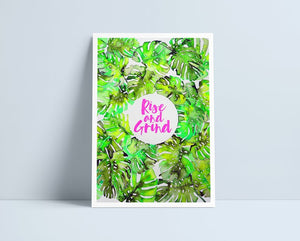 Rise and Grind - A4 Print by Niki Pilkington