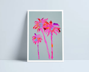 Palm Trees - A4 Print by Niki Pilkington