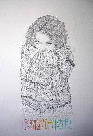 Cwtch - A4 Print by Niki Pilkington