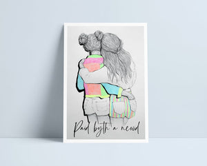 Two Girls (All Variations) - A4 Prints by Niki Pilkington