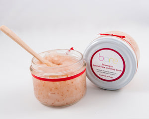 Face and body scrubs by Bare Natural