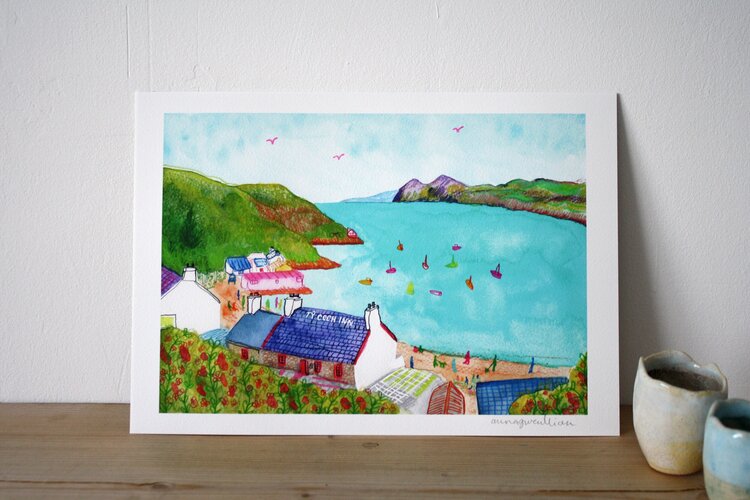 Porthdinllaen Print