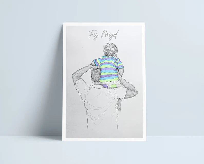 Dad a Mab Print