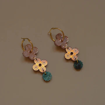 Tudor Triple Hoop Earrings