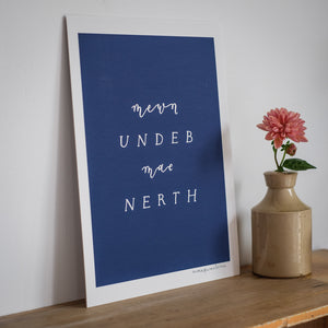 'Mewn Undeb Mae Nerth' Print