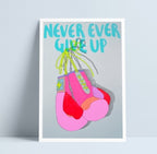 Boxing Gloves print by Niki Pilkington