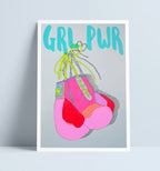 Boxing Gloves print by Niki Pilkington