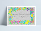 Oherwydd ti / Because of you A4 Print by Niki Pilkington