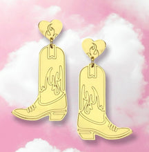 Load image into Gallery viewer, Dolly Cowgirl Boot Earrings
