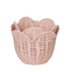 Rattan Lily Basket set