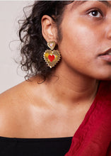 Load image into Gallery viewer, Statement Heart earrings
