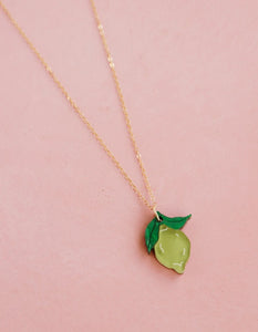 Lime necklace