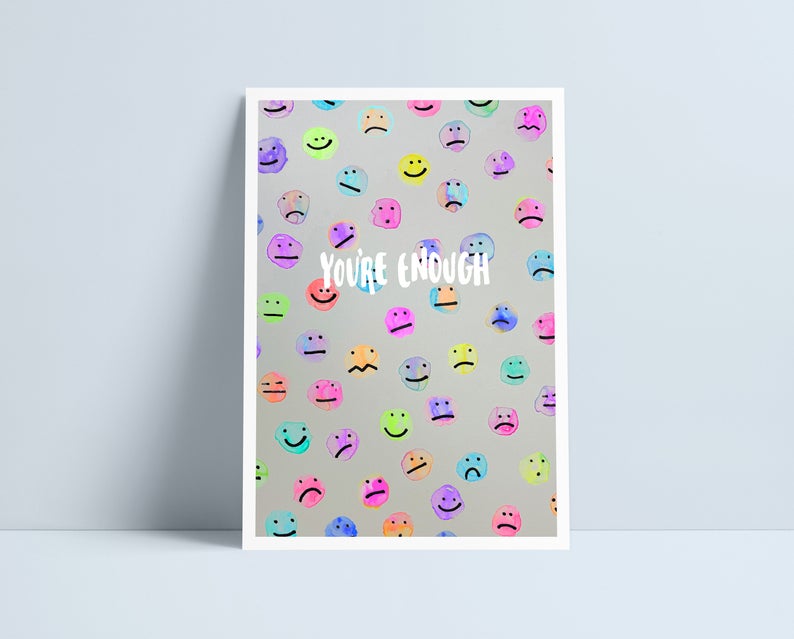 Ti'n ddigon (all varieties) A4 Niki Pilkington print